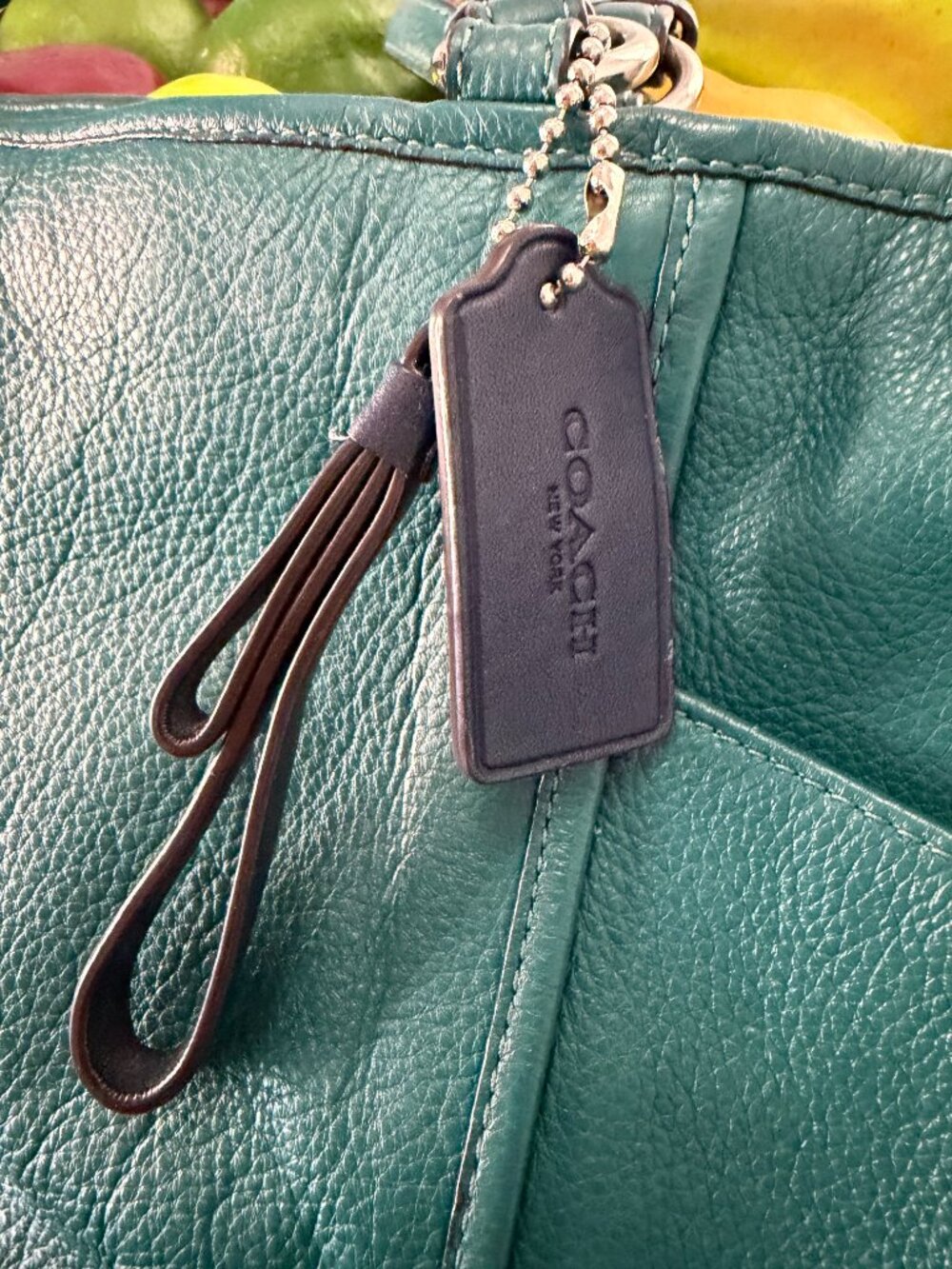 Coach Park Leather Tote Bag - Picture 6 of 15